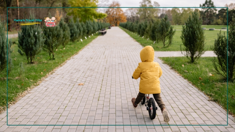 Parks, child in a park