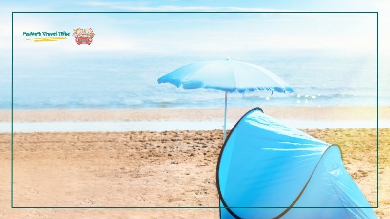 tent is another critical beach essential, beach tent. toddler beach essentials