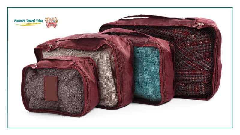 Best travel hacks for moms, packing cubes